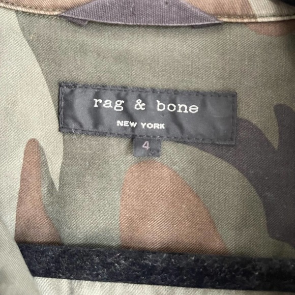 Rag and Bone Leigh Camo Jacket Size 4 - Picture 9 of 10
